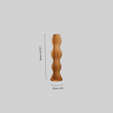 Nordic Stehlampe LED Holz Zylindrisch Wohnzimmer
