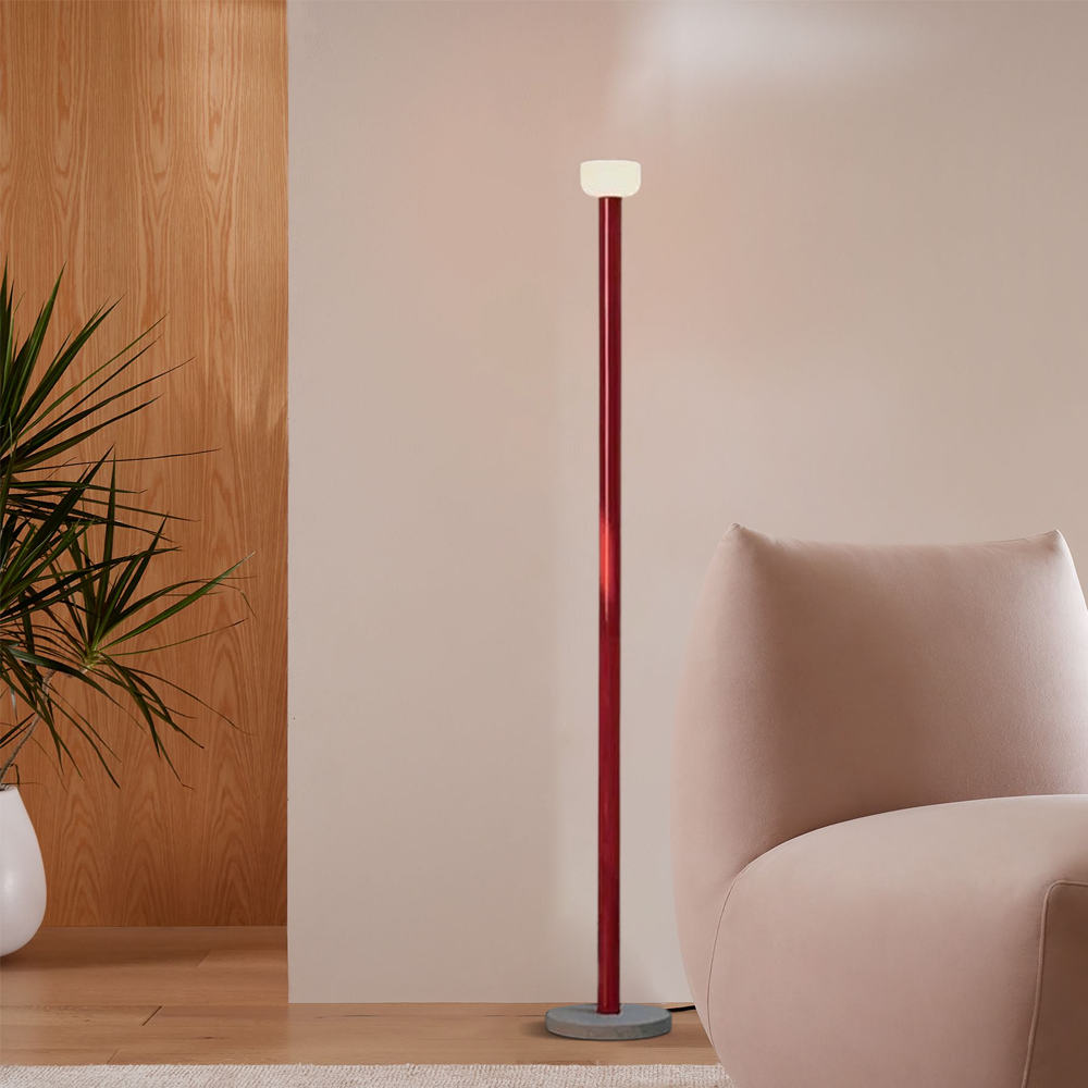 Minimalistisch Stehleuchte LED Linear Metall Glas Schlaf/Wohnzimmer