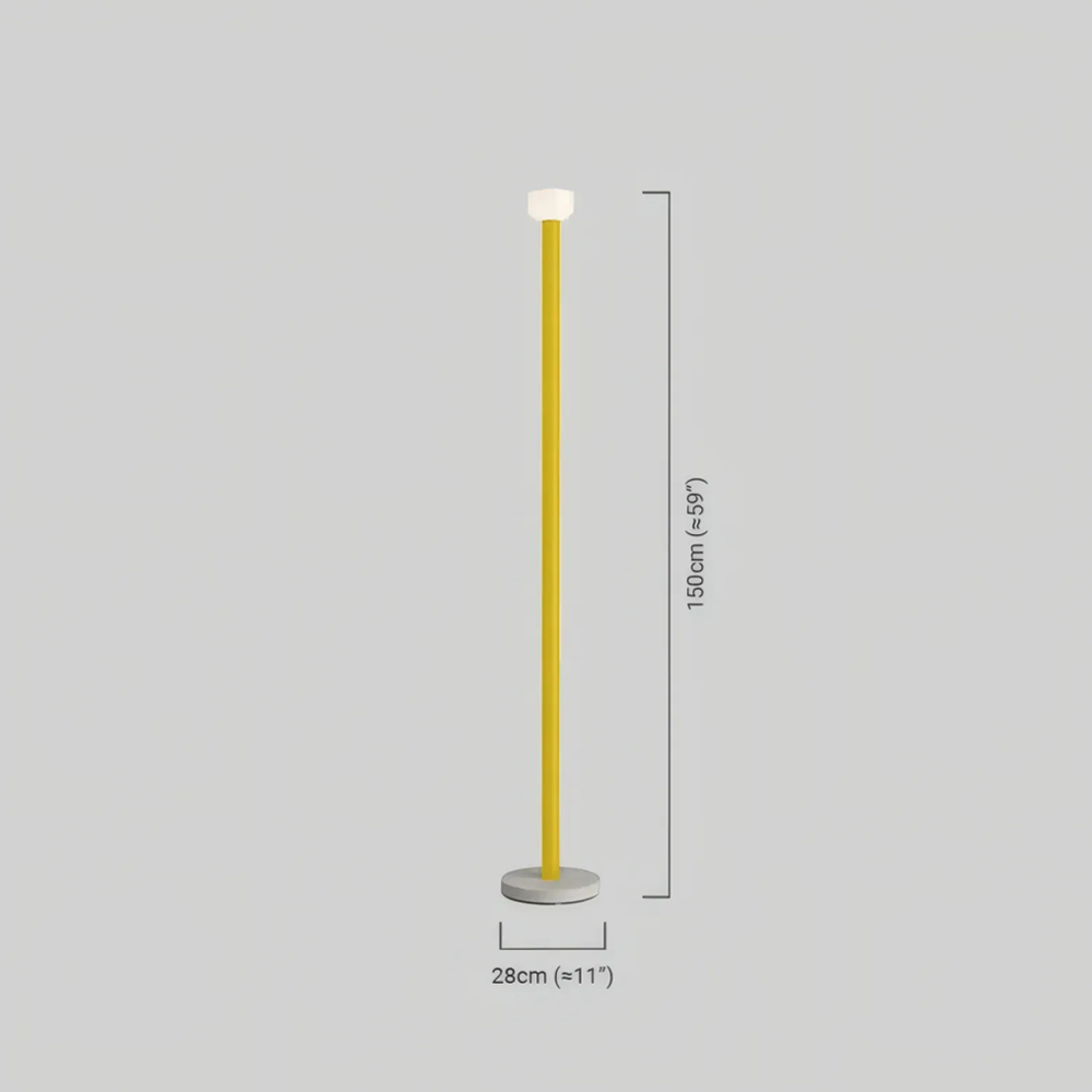 Minimalistisch Stehleuchte LED Linear Metall Glas Schlaf/Wohnzimmer