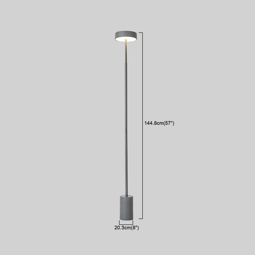 Minimalistisch Stehleuchte LED Linear Metall Wohnzimmer