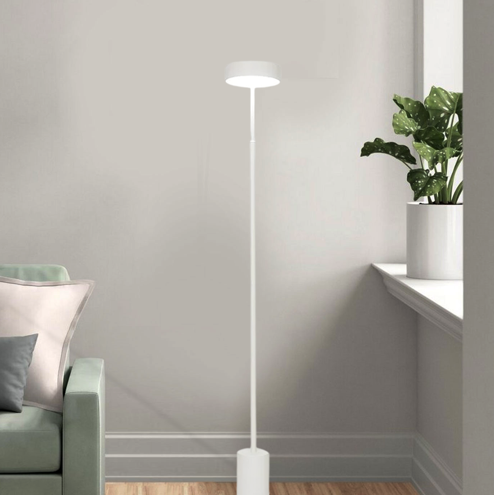 Minimalistisch Stehleuchte LED Linear Metall Wohnzimmer