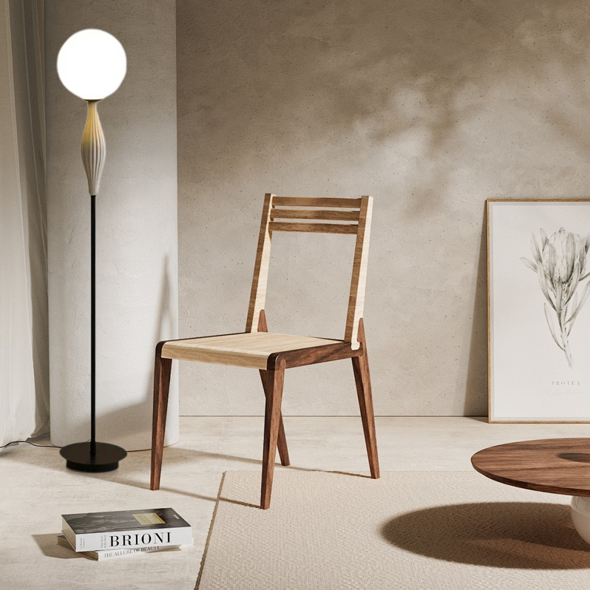 Modern Stehleuchte LED Metall/Glas Schlafzimmer