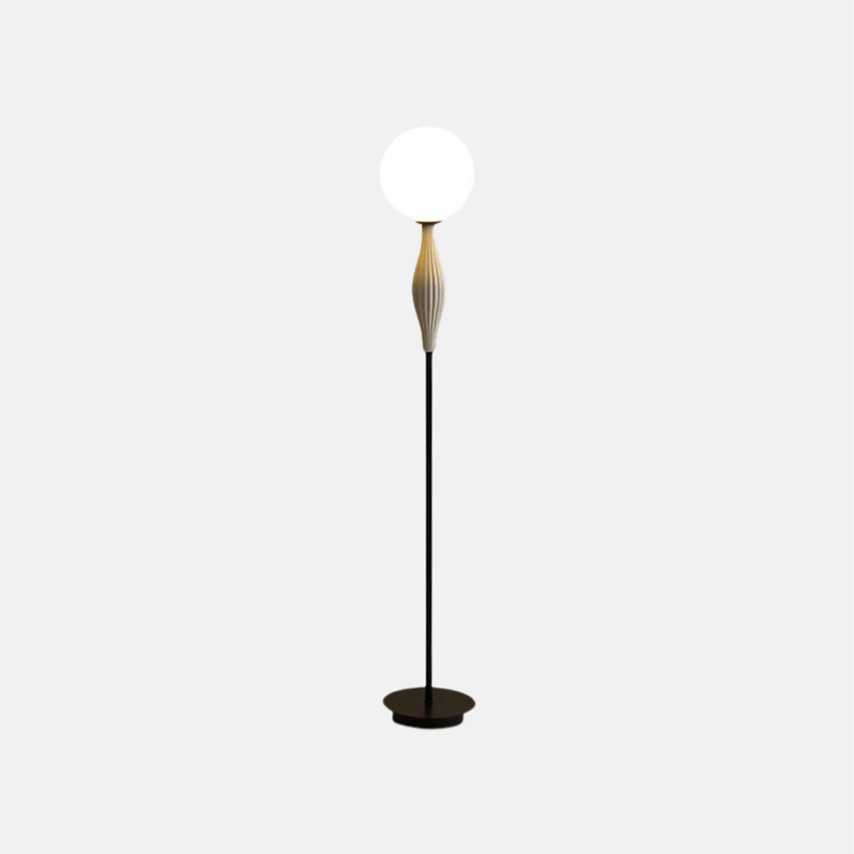 Modern Stehleuchte LED Metall/Glas Schlafzimmer