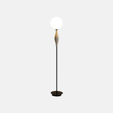 Modern Stehleuchte LED Metall/Glas Schlafzimmer