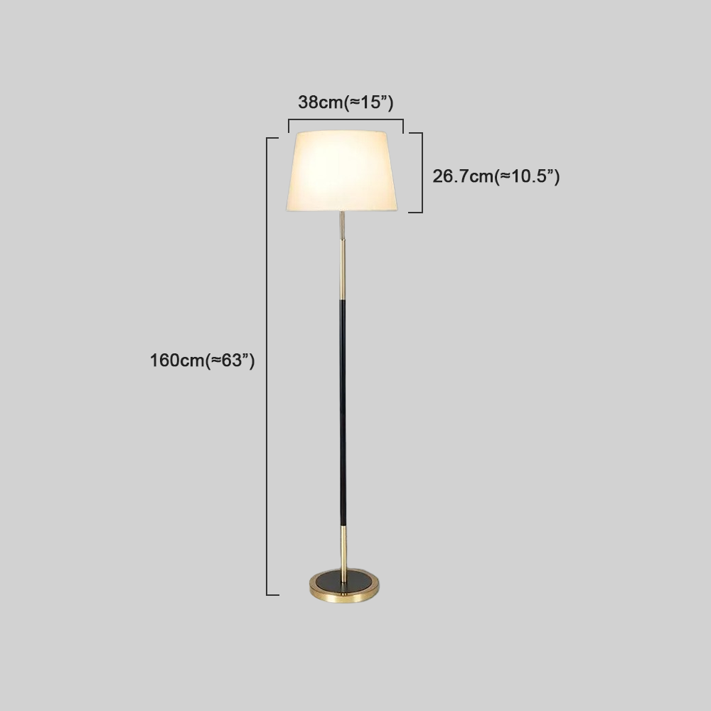 Modern Stehleuchte LED Zylindrisch 4 Farben Metall/Stoff Wohnzimmer