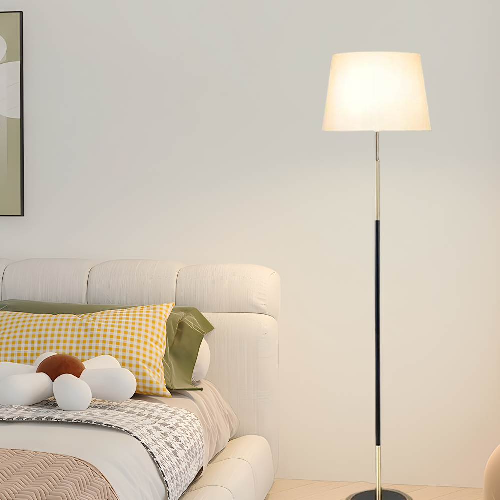 Modern Stehleuchte LED Zylindrisch 4 Farben Metall/Stoff Wohnzimmer