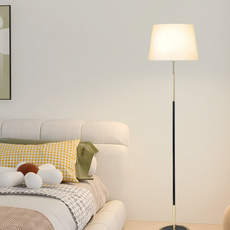 Modern Stehleuchte LED Zylindrisch 4 Farben Metall/Stoff Wohnzimmer