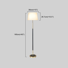 Modern Stehleuchte LED Zylindrisch 4 Farben Metall/Stoff Wohnzimmer