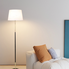 Modern Stehleuchte LED Zylindrisch 4 Farben Metall/Stoff Wohnzimmer