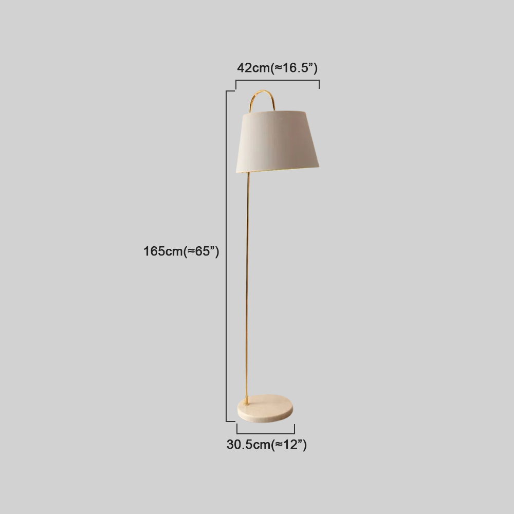 Modern Stehleuchte LED Kappenförmig Schwarz/Weiß Metall Wohnzimmer