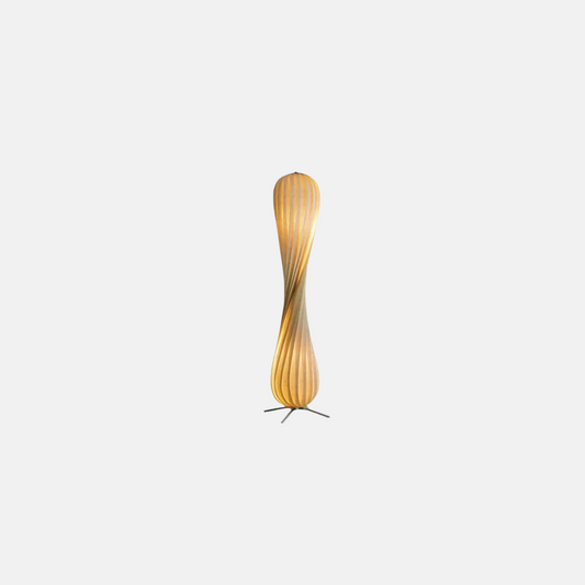 Art Deco Stehlampe LED Unregelmäßig Holz Wohnzimmer