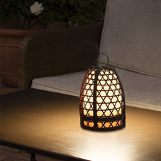 Retro Stehleuchte LED Käfigförmige Schwarz Metall Wohnzimmer
