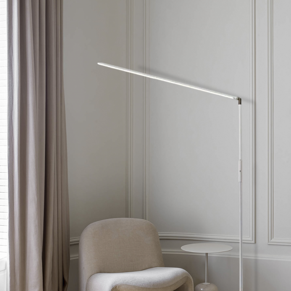 Modern Stehlampe LED Linear Metall Schlafzimmer