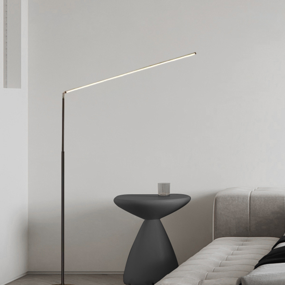 Modern Stehlampe LED Linear Metall Schlafzimmer