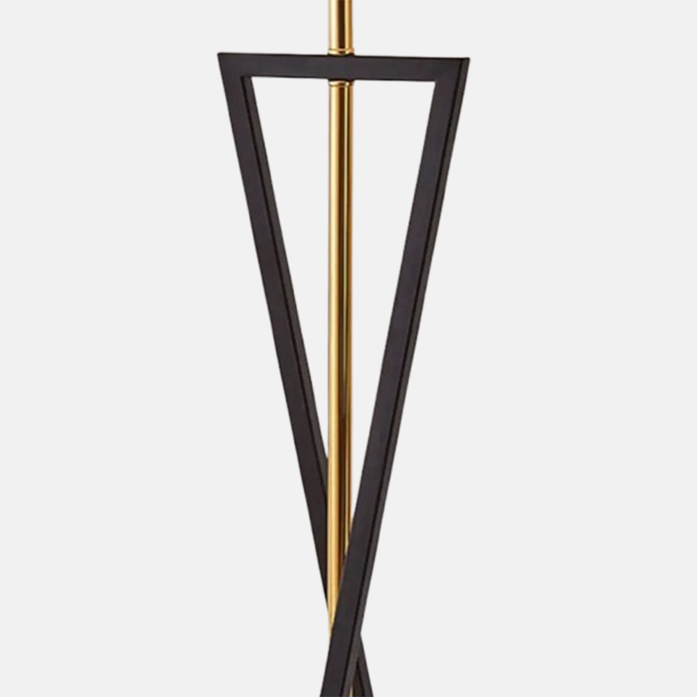 Modern Stehleuchte LED Zylindrisch Stoff Schwarz/Weiß Wohnzimmer