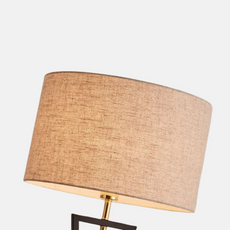 Modern Stehleuchte LED Zylindrisch Stoff Schwarz/Weiß Wohnzimmer