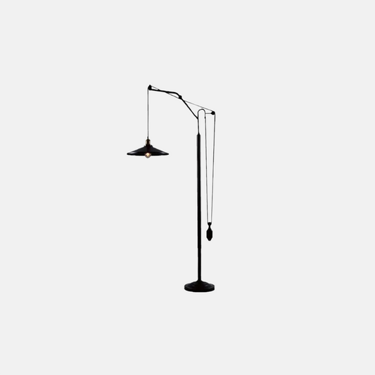 Moderne Stehleuchte LED Metall Schwarz Wohnzimmer