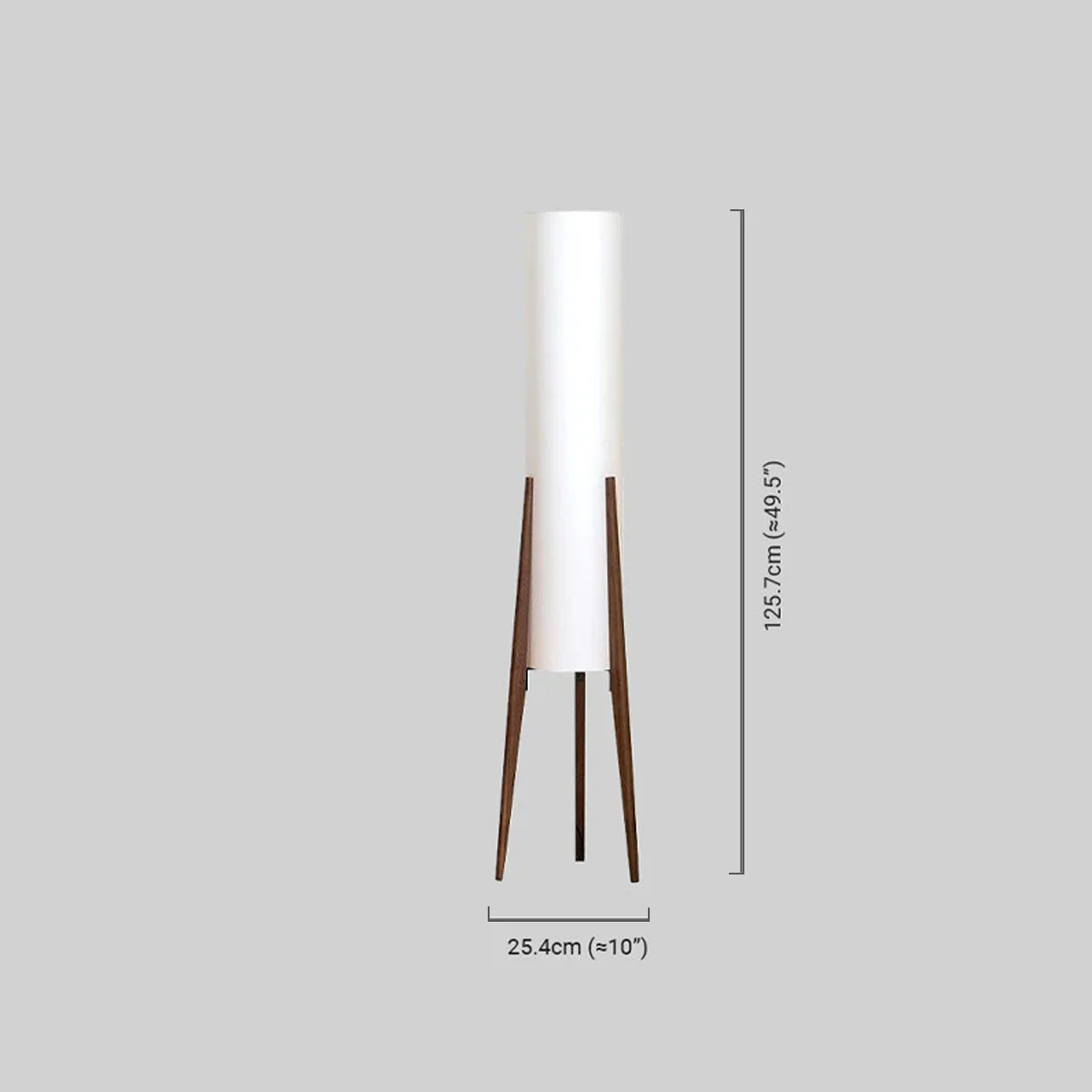 Modern Stehlampe LED Zylindrisch Metall Weiß Wohnzimmer