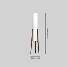 Modern Stehlampe LED Zylindrisch Metall Weiß Wohnzimmer