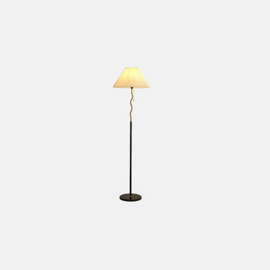 Minimalistisch Stehlampe LED Kappenförmig Beige Metall /Stoff Wohnzimmer