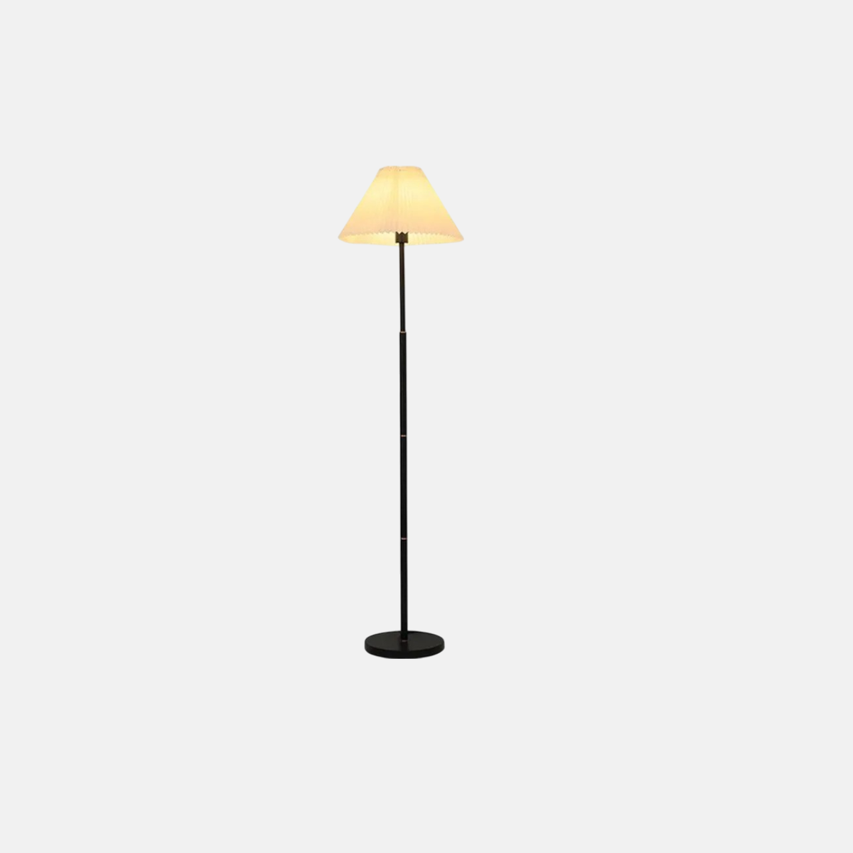 Vintage Stehleuchte LED Metall kappenförmig Wohnzimmer