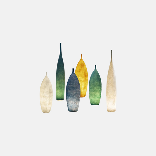 Art Deco Stehleuchte LED  Flaschenförmig Resin  4 Farben Wohnzimmer