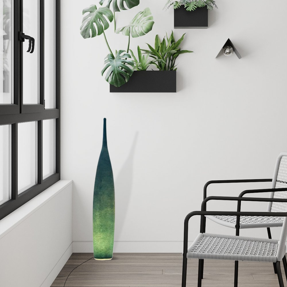 Art Deco Stehleuchte LED  Flaschenförmig Resin  4 Farben Wohnzimmer