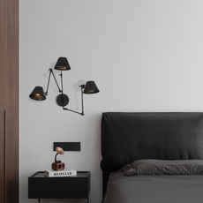 Vintage Wandleuchte LED Kappenförmig Verstellbare Metall Schlafzimmer