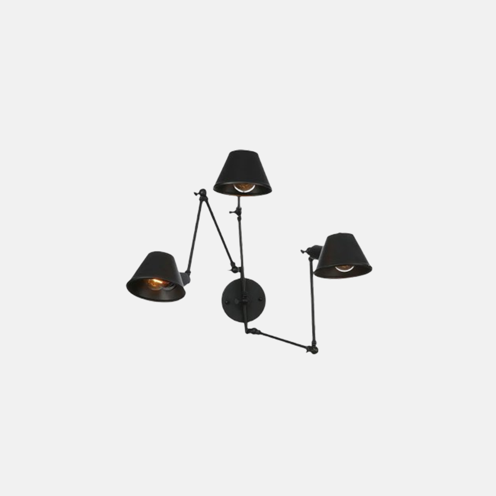 Vintage Wandleuchte LED Kappenförmig Verstellbare Metall Schlafzimmer