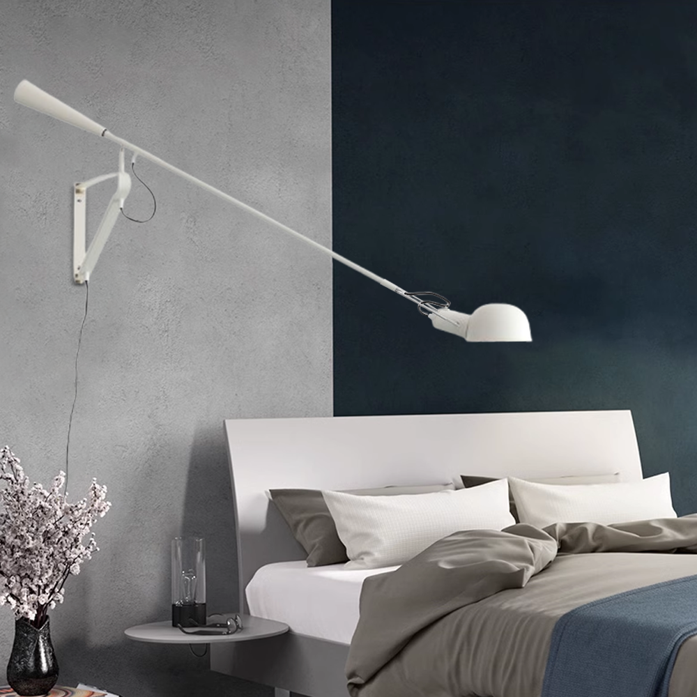 Minimalistisch Wandlampe Metall Schwarz Wohnzimmer