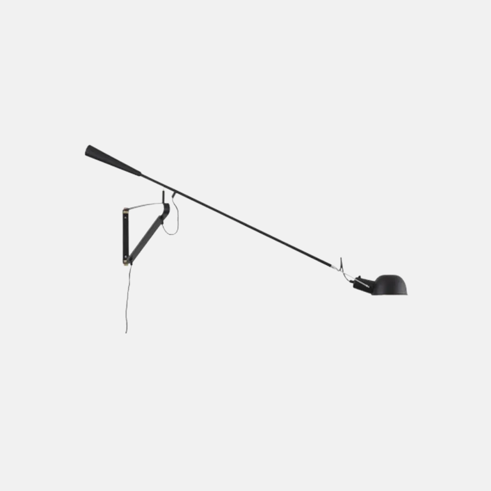 Minimalistisch Wandlampe Metall Schwarz Wohnzimmer