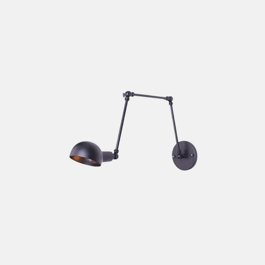 Modern Wandleuchte LED Kappenförmig Metall Schwarz Wohnzimmer