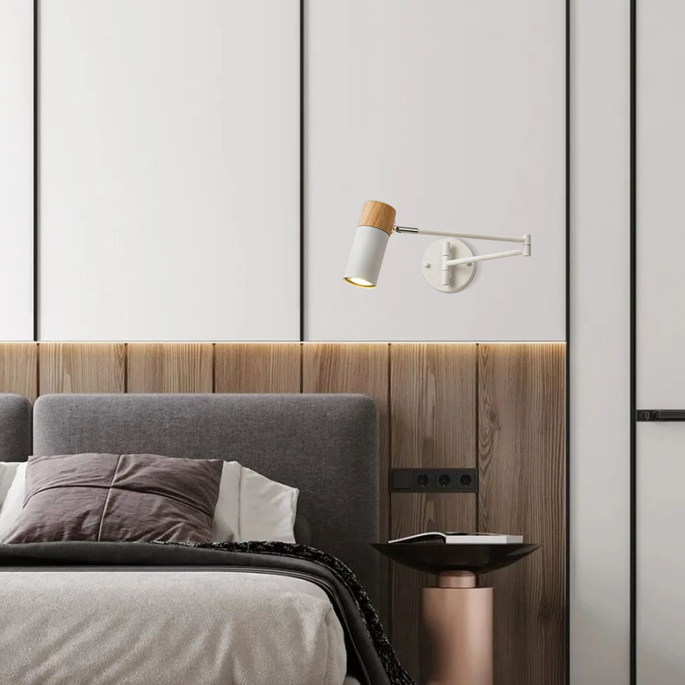 Modern Wandlampe LED Metall Zylindrisch Weiß Wohn/Schlafzimmer