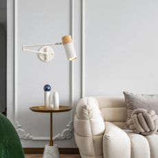 Modern Wandlampe LED Metall Zylindrisch Weiß Wohn/Schlafzimmer