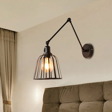 Industriell Metall Laterne Schwarz Wandlampe Esszimmer