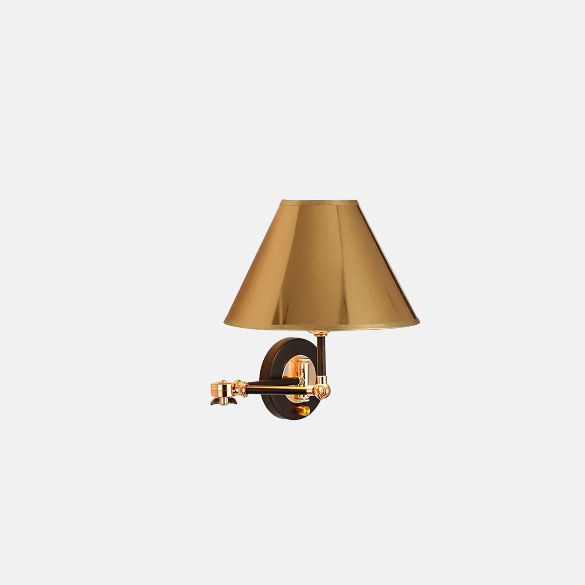 Vintage Wandleuchte LED Kegelförmig Verstellbare Metall Gold Schlafzimmer