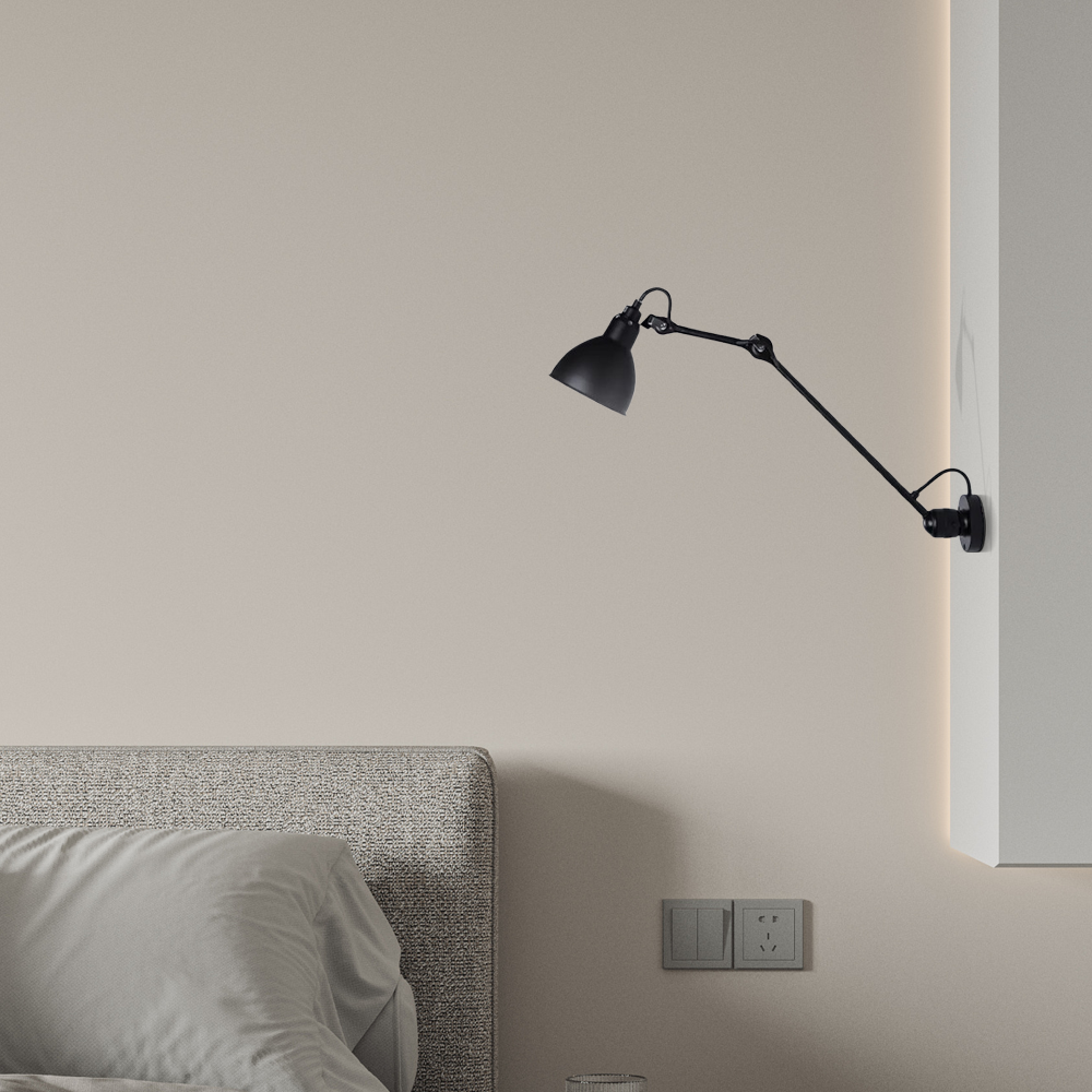 Modern Wandleuchte LED Kappenförmig Metall Schwarz Wohnzimmer