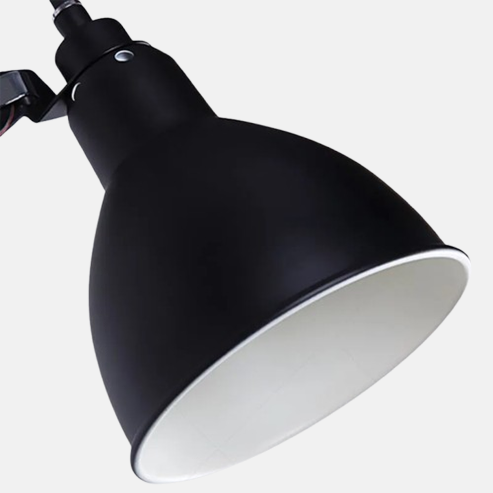 Modern Wandleuchte LED Kappenförmig Metall Schwarz Wohnzimmer