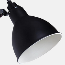 Modern Wandleuchte LED Kappenförmig Metall Schwarz Wohnzimmer