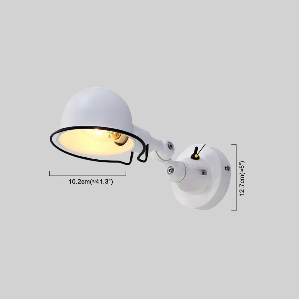 Modern Wandleuchte LED Metall Schwarz Wohnzimmer