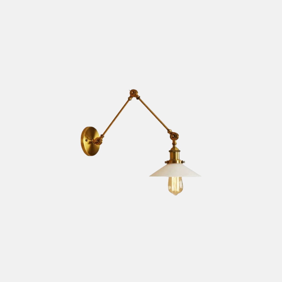  Retro Wandleuchte LED Lampenschirm Metall Wohn/Schlafzimmer