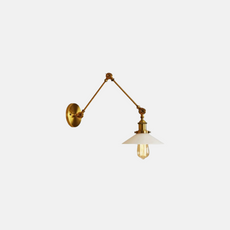 Retro Wandleuchte LED Lampenschirm Metall Wohn/Schlafzimmer