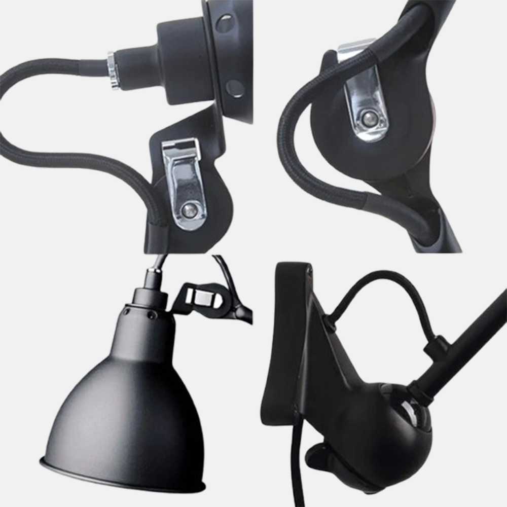 Industriell Wandleuchte LED Verstellbar Metall Wohnzimmer