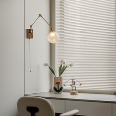 Vintage Wandlampe LED Geometrisch Gold Metall Wohnzimmer