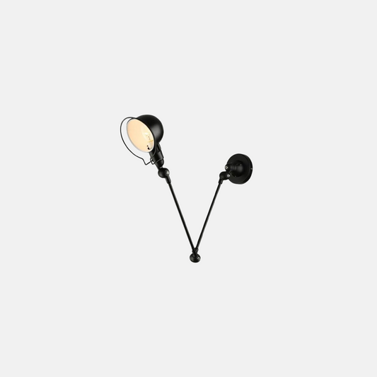 Modern Wandleuchte LED Bowl Schwarz Metall Wohnzimmer