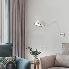 Modern Wandleuchte LED Bowl Schwarz Metall Wohnzimmer