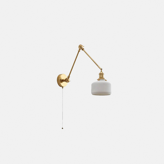 Vintage  Wandlampe LED Geometrischer Weiß Keramik Wohnzimmer