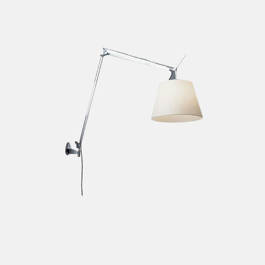 Modern Wandlampe LED Kuppel Silber Metall Wohnzimmer