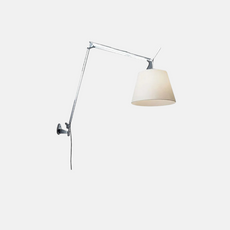 Modern Wandlampe LED Kuppel Silber Metall Wohnzimmer