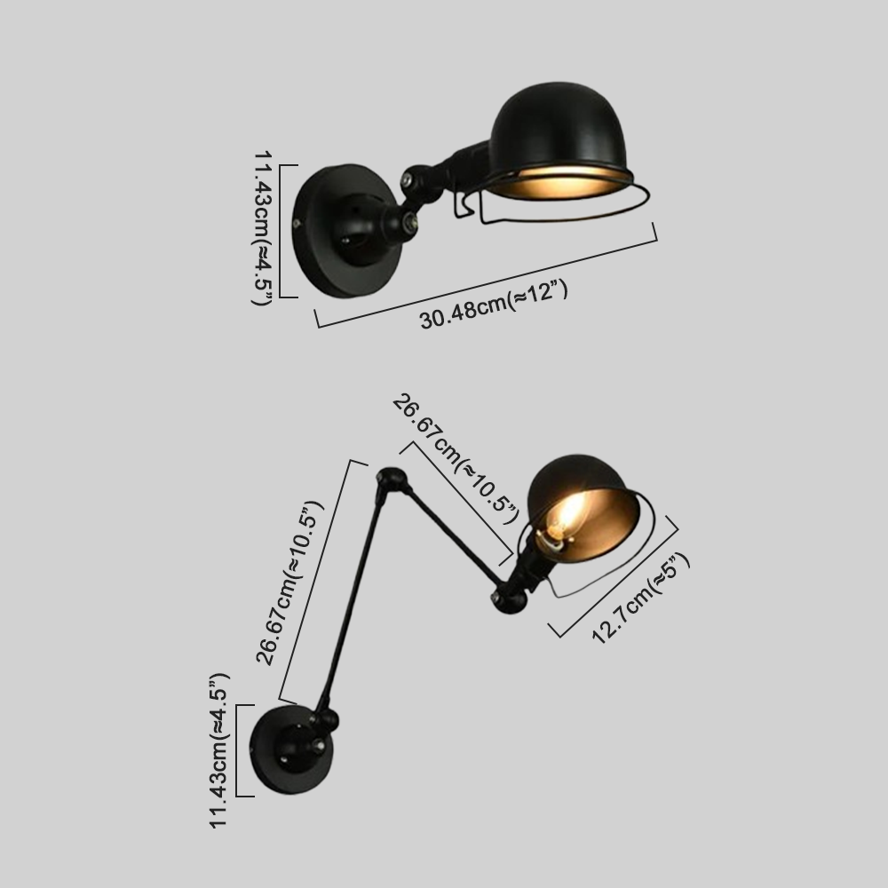 Modern Wandleuchte LED Kappenförmig Metall Wohnzimmer